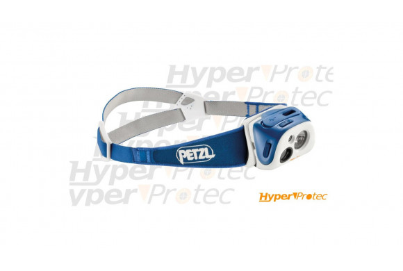 Lampe frontale Petzl Tikka R+ bleue 170 lumens rechargeable USB