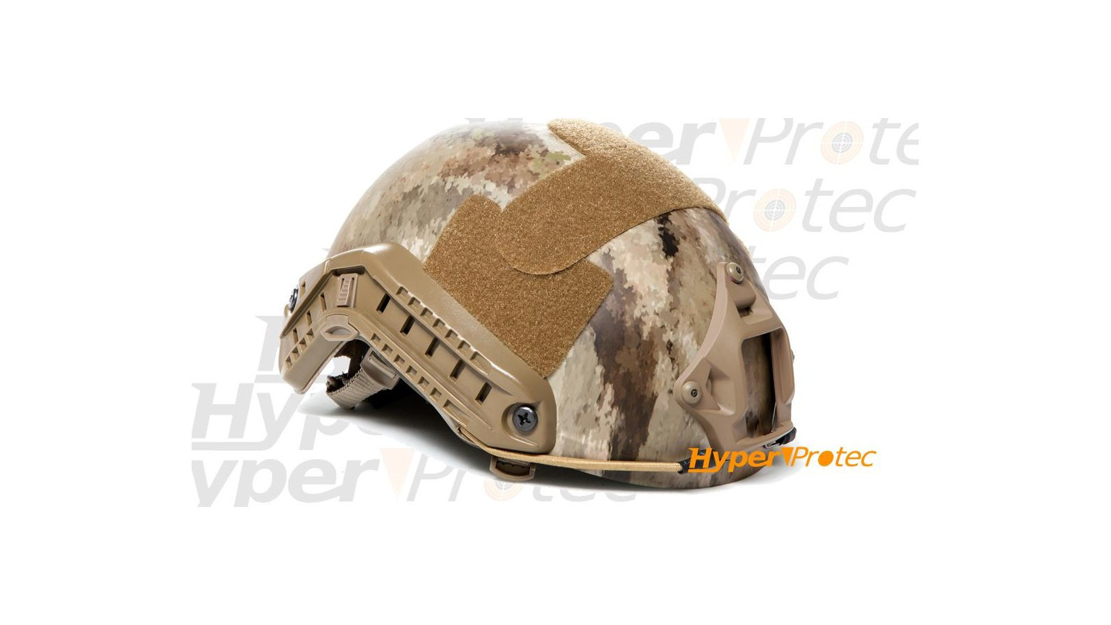 Casque airsoft Fast strike A-tacs pour accessoires