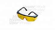 Lunettes de protection verre jaune branches réglables 