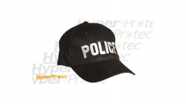 Casquette noire - POLICE pour airsoft et déguisement