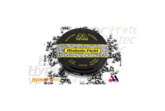 500 plombs AirArms Field Diabolo 16grains - 5.5mm