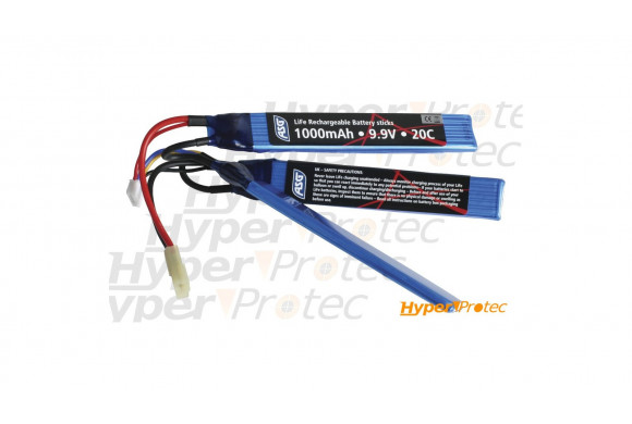 Batterie airsoft Life 1000mAh 9.9V - 20C