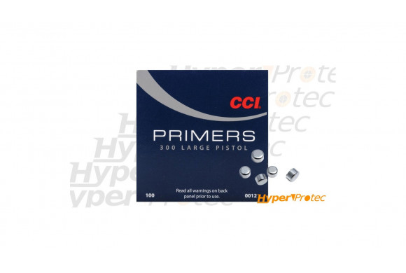 100 amorces CCI Large Pistol Primers no300