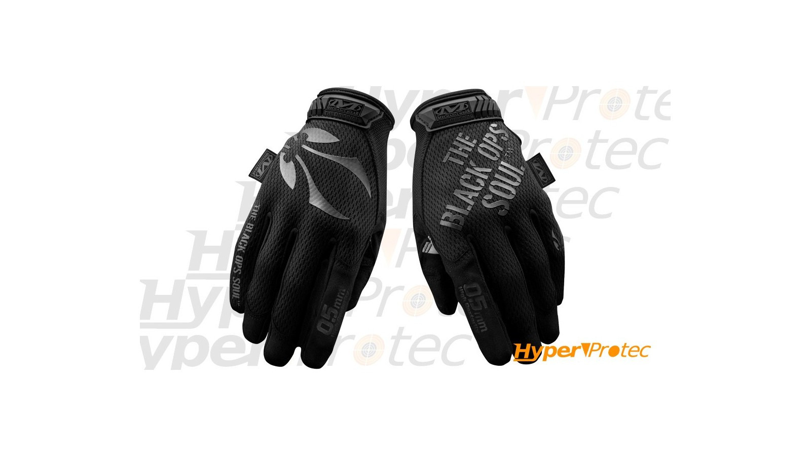 Gants tactiques noirs Airsoft Mechanix 