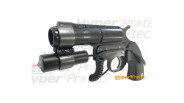 Pistolet de défense à balles caoutchouc GC27 avec laser Gom cogne Cal 12 50