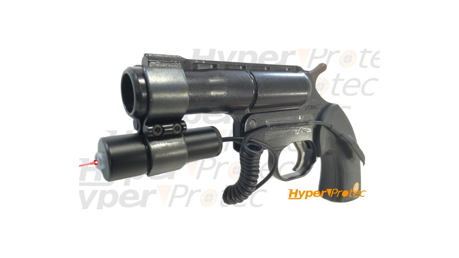 Pistolet de défense à balles caoutchouc GC27 tactical Gom cogne