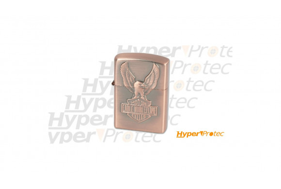 Briquet zippo motor eagle aspect cuivre