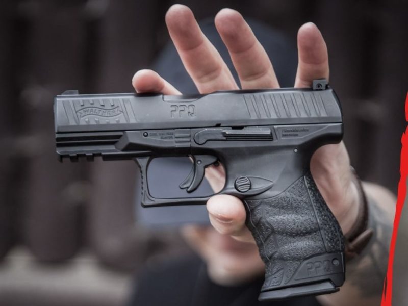 Pistolet factice en caoutchouc Glock 